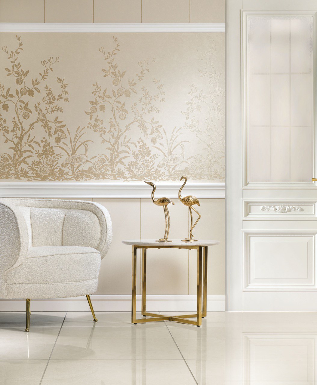 Обои Loymina Equator Paradise Garden QTR1 002 10,05×1 фото в интерьере Обои Loymina Equator Paradise Garden QTR1 002 10,05×1 фото в интерьере